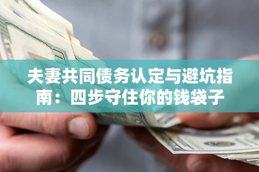济南夫妻共同债务认定与避坑指南：四步守住你的钱袋子
