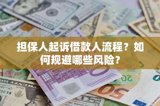 济南担保人起诉借款人流程？如何规避哪些风险？
